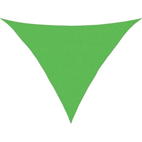 Sunshade Sail 160 g/m² Light Green 2.5x2.5x3.5 m HDPE vidaXL