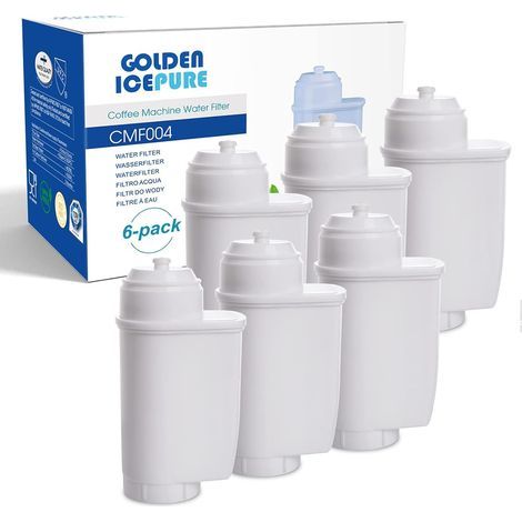 6-Piece Water Filter Set, Activated Carbon, Resin, Anti-limescale, For Siemens EQ Coffee Machines (1/5)