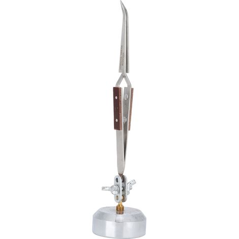 Third Hand Stand with Tweezer Jewelry Welding Straight Curved Tip Craft SuppliesCurved (1/5)