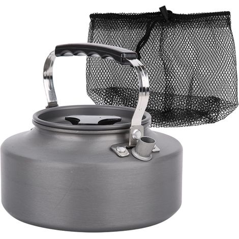 Bouilloire de Camping Portable 1.1L pour Randonnée, Pique-nique et Café en Plein Air (1/5)