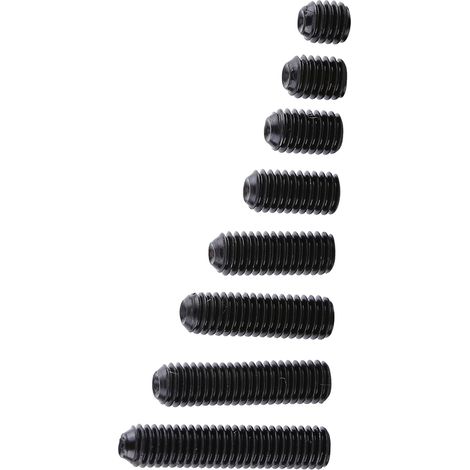 200 vis à tête hexagonale creuse M3 en acier au carbone noir (1/5)