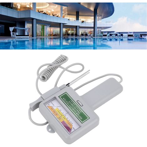Testeur de pH et Chlore Portable pour Piscine et Spa - Analyseur de Qualité d'Eau