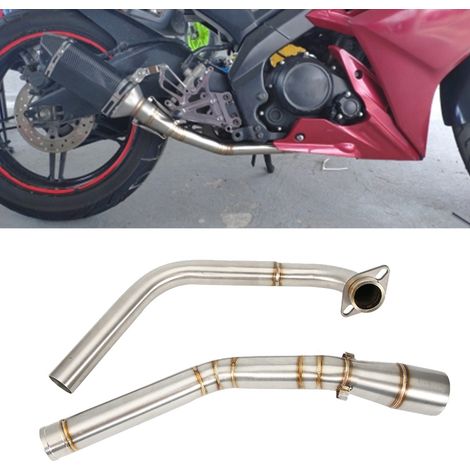 Zwischenrohr für Auspuffanlage für YZF R15 und MT-15 Motorräder (2008–2017), Umbausatz, Verbindungsrohr aus Edelstahl, Ersatzteil (1/5)