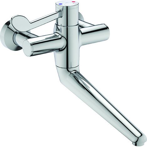 IS Wand-WT-Thermostat Ceraplus Safe SQ Ausld. 250mm absp.S-Anschlüsse Chrom (1/3)
