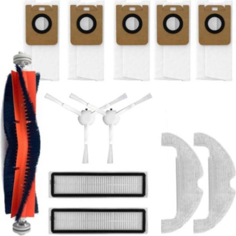 Pièces détachées pour aspirateur robot Bot Z10 Pro L10 Plus : filtre, brosse latérale, brosse principale, lingettes de nettoyage D (1/5)