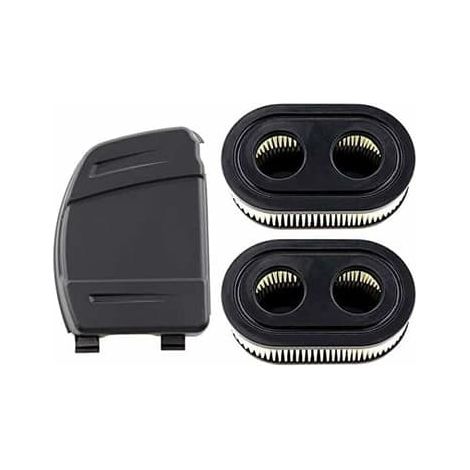 Ecleanfy - 2 filtres à air avec couvercle pour moteurs Briggs & Stratton 550E, 575EX, 575IS, 625EXI, 650EXI, 675EXI et 675IS. Remplace les références 594106, 798339 et 798452. (1/5)