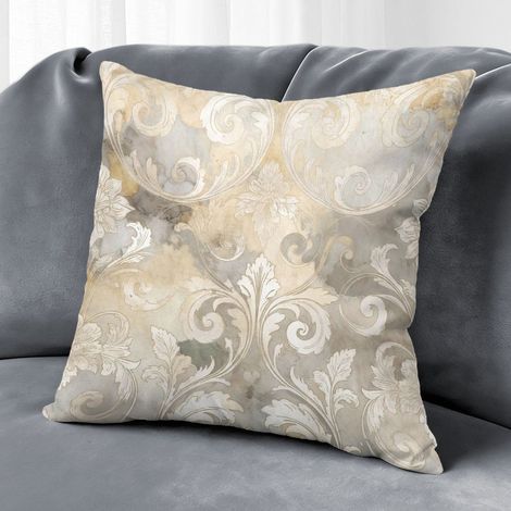 Housse de coussin fleurs printemps été, décoration canapé maison,50×50cm (1/5)