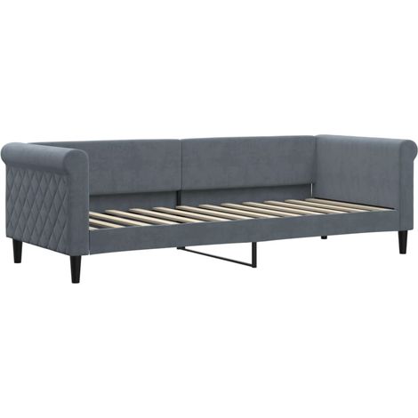 Maison Exclusive - Letto da Giorno Grigio Scuro 80x200 cm in Velluto (1/5)