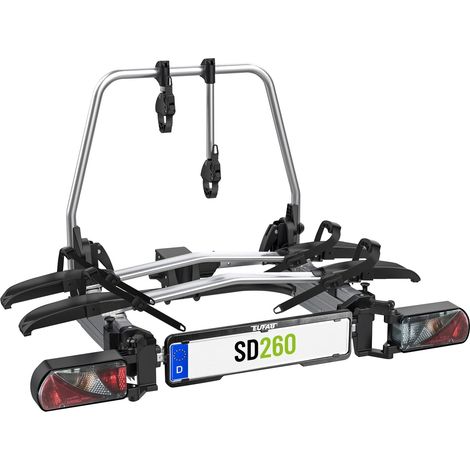 Porte-vélos 2 Vélos Spécial Portes Battantes Fourgon Sd260 Silver - Eufab