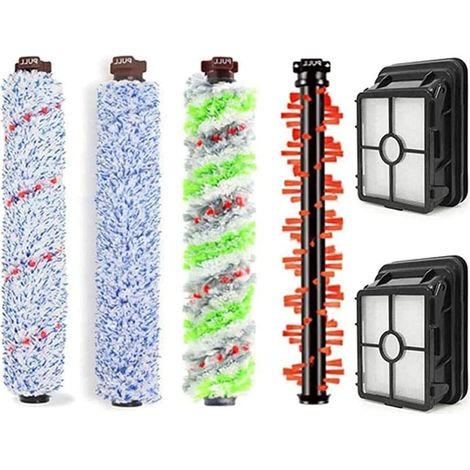 Bissell Crosswave 4 cepillos principales + 2 filtros 1866 1785 2052 1713 2225 Accesorios de cepillo para aspiradoras Bissell Crosswave (4 cepillos principales + 2 filtros) (1/5)