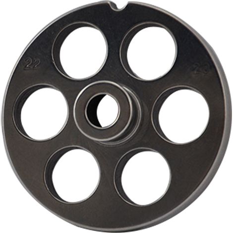 Piastra per Tritacarne per Reber N 22 6 Fori da 20 Mm Codice 801338