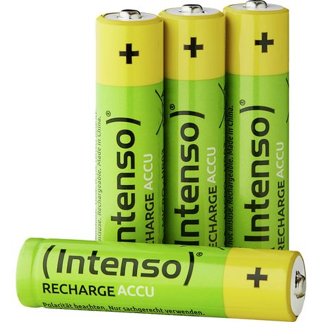 Intenso 7505214 Micro (AAA)-Akku NiMH 1000 mAh 1.2 V 4 St.