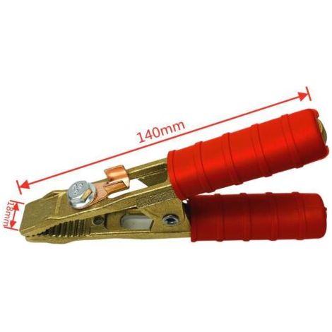 QORVA-Kit 2 pinces pro(+ et -) en laiton de batterie ou de demarrage 250B,Pinces de demarrageou de batterie (1/3)