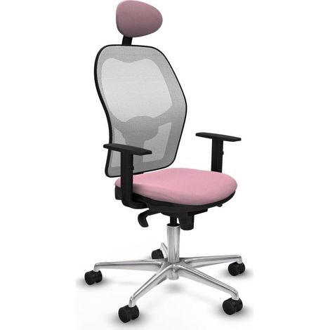 Piqueras y Crespo Jorquera Chaise bureau rose ergonomique (1/3)