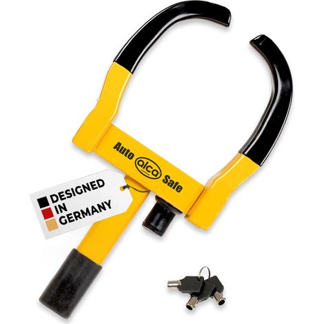 alca® Radkralle Parkkralle Diebstahlsicherung ausziehbar max. Reifenbreite 265mm Wegfahrsperre Auto Hänger Camping (1/5)