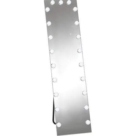 Specchio intero LED RGB 150 x 40 cm con 21 lampadine, comando touch e memoria (1/4)