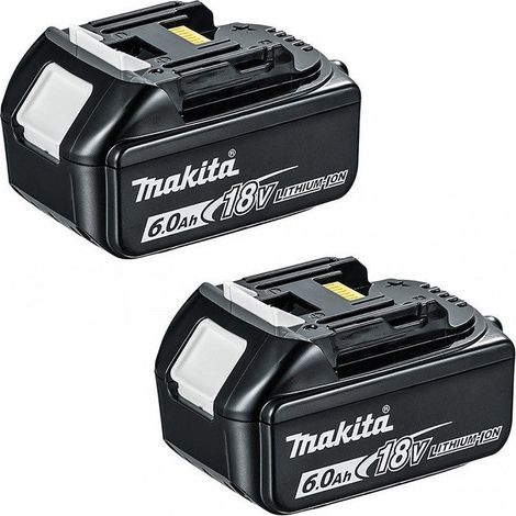 2 Baterías MAKITA BL1860B 18V 6,0 Ah (1/2)