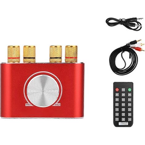 X100H 100W Stéréo Amplificateur Carte 12V/24V Audio Amplificateur de Puissance Module Bluetooth,5.1 Channel,aux,u-disque (1/5)