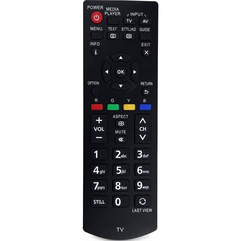 Télécommande TV Compatible avec Panasonic N2QAYB000976 (1/5)