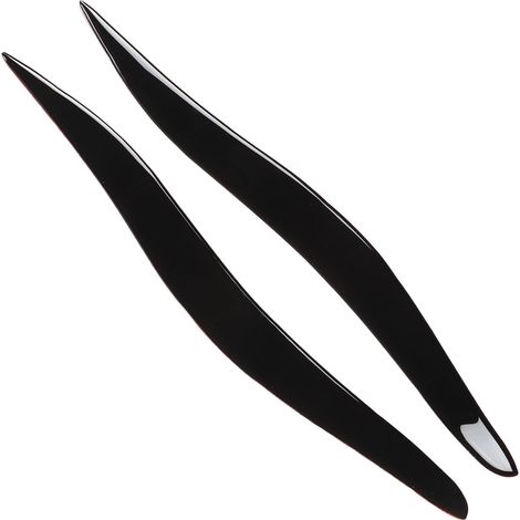 Scheinwerferblenden (Paar), glänzend schwarz, weicher Kunststoff, Ersatzteil für Lexus IS250, IS300 und IS350 (2006–2012), 2-teiliges Set (1/5)