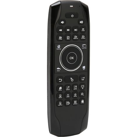 2,4-GHz-Funktastatur mit Fernbedienung, Mini-Tastatur mit Hintergrundbeleuchtung für HTPC-Laptops (Windows 10) G7W (1/5)
