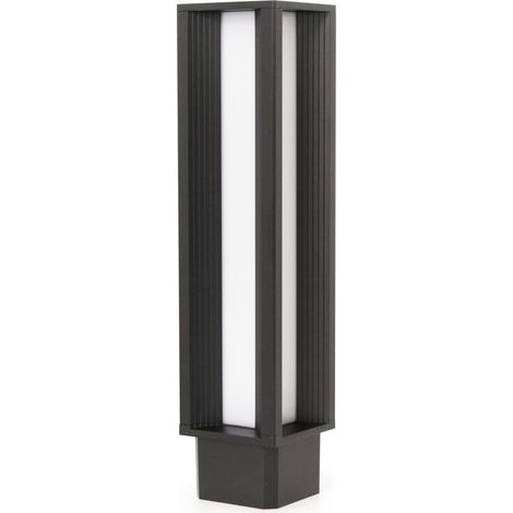 Baliza exterior AURA LED SMD 34 W 2340 lm 3000 K CRI80 IP65 120° 680 mm Negro (1/3)