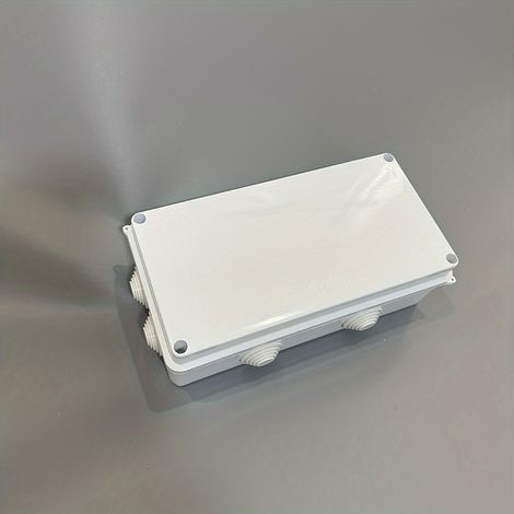 Boîte de Jonction Électrique en ABS Résistant – Coffret Transparent avec Trous de Fixation pour Installations Électriques Industrielles (1/5)