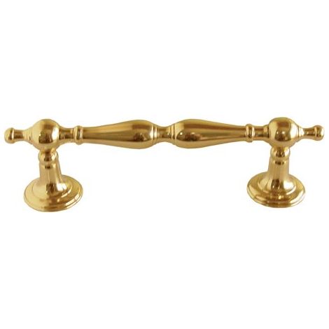 WOLFPACK LINEA PROFESIONAL B-76013 Imex El Zorro B-76013-Maniglione tornito, in Ottone Lucido, 300 mm, Oro
