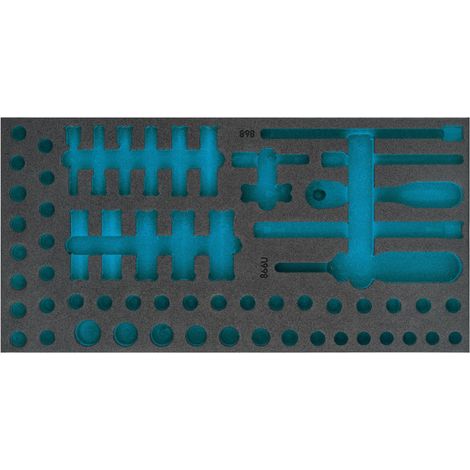 Garniture en mousse souple bimatière 163-490L HAZET (1/2)
