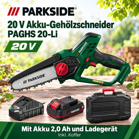 PARKSIDE 20V Akku-Gehölzschneider PAGHS 20-Li mit Akku 2.0 Ah und Ladegerät (1/5)