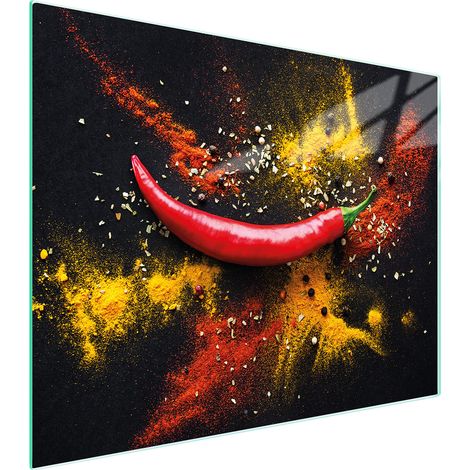 Glasschneidebrett 52x40 Chili (1/5)