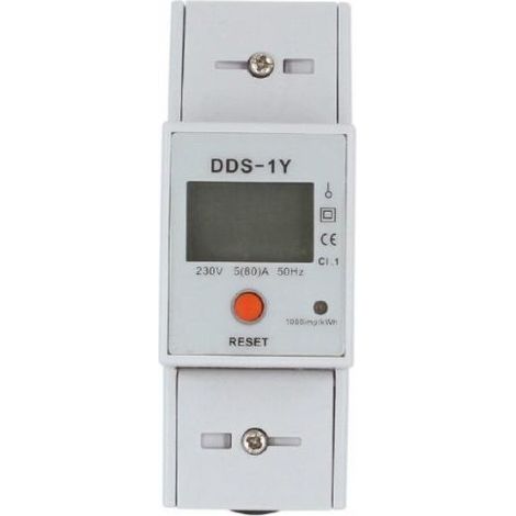 Green Mobility-Indicateur de consommation d'énergie Appareil d'acquisition de données d'alimentation monophasé Compteur de puissance à écran LCD Appareil électronique de communication RS485 10 3,65 (1/4)