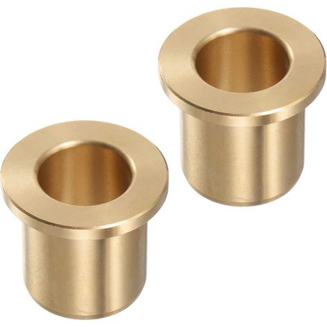 2pcs Douille De Palier À Bride En Bronze coussins Auto-Lubrifiants (1/5)