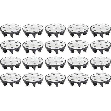 Pieds En Caoutchouc Coniques - 20 Pièces Anti-Vibration Pour Meubles Table Chaise Lit Armoire (1/5)