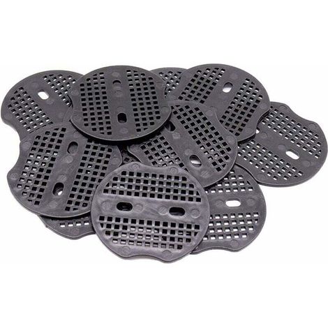 100 pièces Pièce Fixe - 7 6.5cm pour Piquets de Fixation en Acier, pour Fixer Le Tissu de Mauvaises Herbes, Les Feuilles de Sol (Noir) (1/5)