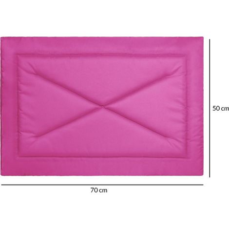 Materassino per cuccia per cani 50x70 Milo rosa impermeabile Doggy