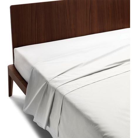 Drap Plat 1 Personne 160x280 en 100% Coton Percalle Certifié OekoTex Frais et Respirant, Draps Housses Dessus de Lits pour Linge de Lit et Literie, Drap Housse Douce et Durable (1/5)