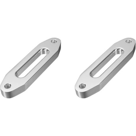 Stück 125 mm 4000 lbs Universal-Seilwindenseil aus verchromtem Billet-Aluminium mit synthetischer Seilführung und 15000 lbs Tragkraft für SUV, ATV und UTV (1/5)