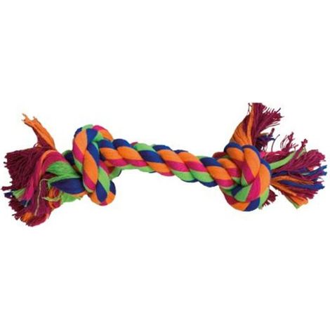 Jouet en corde en forme d'animal, 2 nœuds, 45 cm
