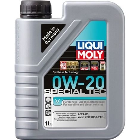 Aceite LIQUI MOLY 0W20 1L SPECIAL TEC V/ VOLVO VCC RBS0-2AE