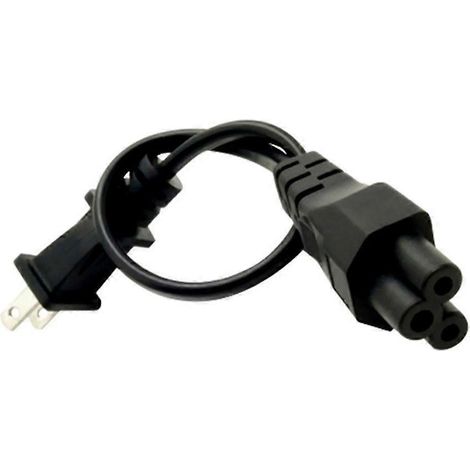 Câble de conversion NEMA 1-15P vers IEC 320 C5 (USA) - Connecteur mâle 2 broches NEMA 1-15P vers IEC 320 C5 (1/4)