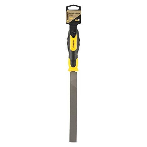 RHINO - R PE M RATE FLAT 200MM - FILE M RATE FLAT MIT BI-MATERIAL-GRIFF - LÄNGE 200 MM - 5 JAHRE GARANTIE - ERLAUBT R