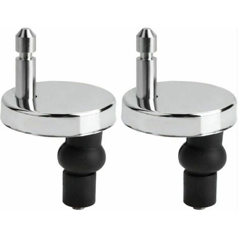 Pack Universal Toilet Seat Fixing Hinged Toilet Seat Cover Toilet Lid Fixings Toilet Seat Replacement Fixing for Toilet Seat Toilet Seat Fix
