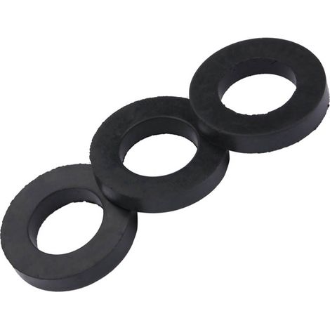 Lot de 12 rondelles de rechange en caoutchouc pour robinet de douche et tuyau d'eau (1/2") (1/5)