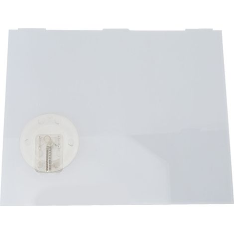 Panneau coulissant de remplacement pour porte moustiquaire de VR, 12 po x 9,75 po, réf. 239061, en plastique transparent avec bouton d'ouverture par pression (1/5)
