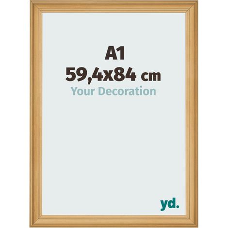 yd. - Cadre photo A1 59.4x84 - De Pin Grain de Bois - MDF - Lazio