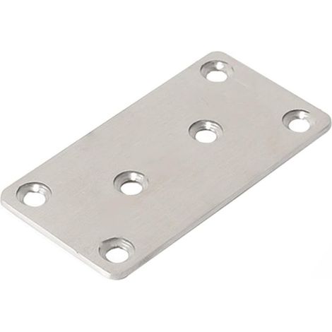 Galvanized corner brackets 40 x 80 mm for wood repair (1/5)