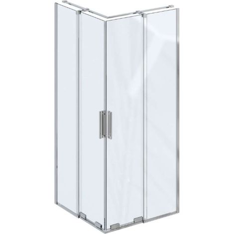 Ravak Roll - Duschecke 80x80 cm, Chrom/Klarglas X14V40C00Z1 (1/5)