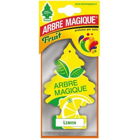 Désodorisant Auto - Arbre Magique - Parfum Citron - Pour Voiture - 1 Pièce