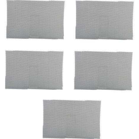 5 Morceaux Tapis Grille de Drainage pour Pot de Fleurs Jardinage, Coussin de Fond de Pot Bonsaï (30 x 20 cm) (1/5)